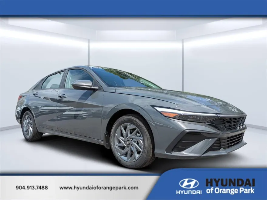 2025 Hyundai Elantra Hybrid Blue photo 1