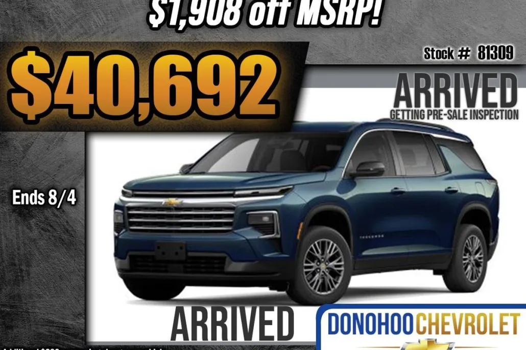 2025 Chevrolet Traverse photo 1