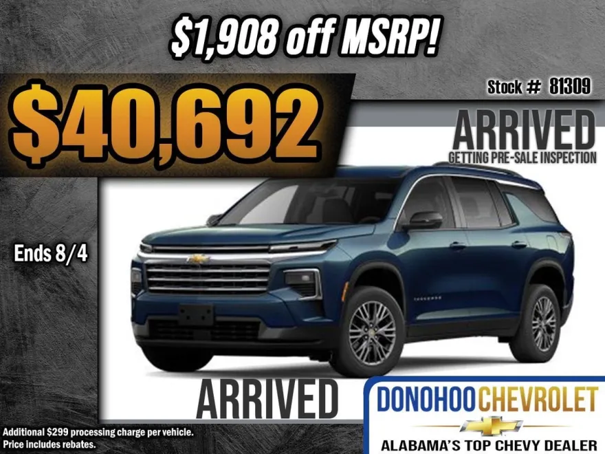 2025 Chevrolet Traverse photo 1