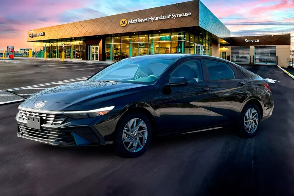 2025 Hyundai Elantra Hybrid Blue photo 1