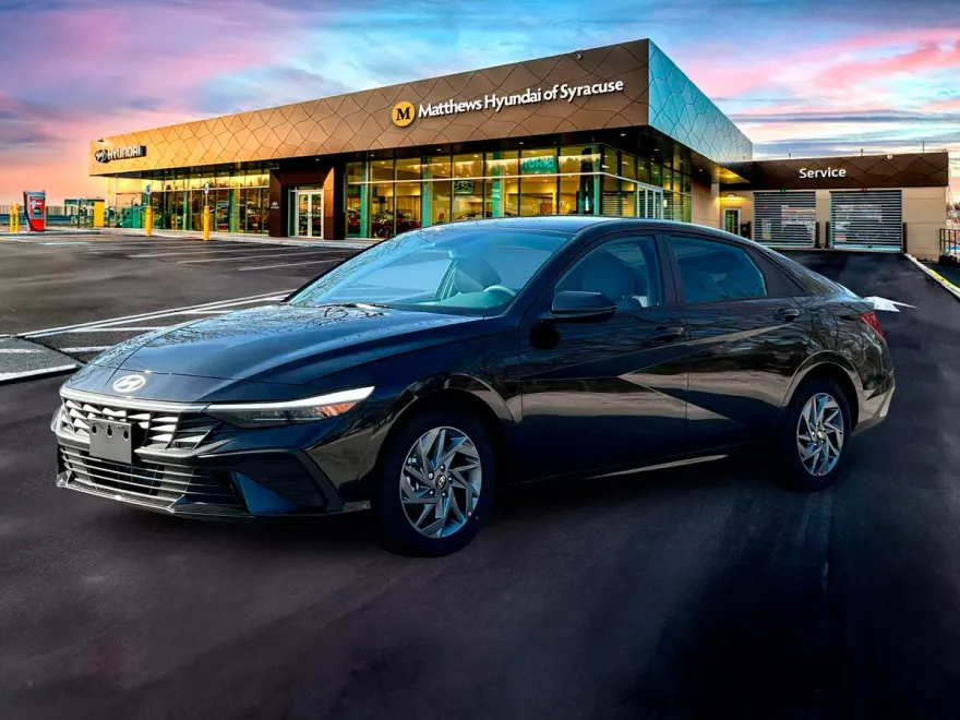 2025 Hyundai Elantra Hybrid Blue photo 1