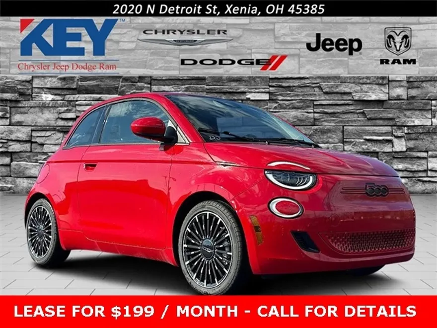 2024 Fiat 500e Red photo 1