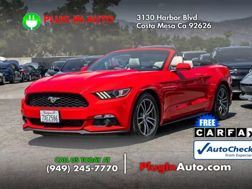 2017 Ford Mustang EcoBoost Premium Convertible photo 1