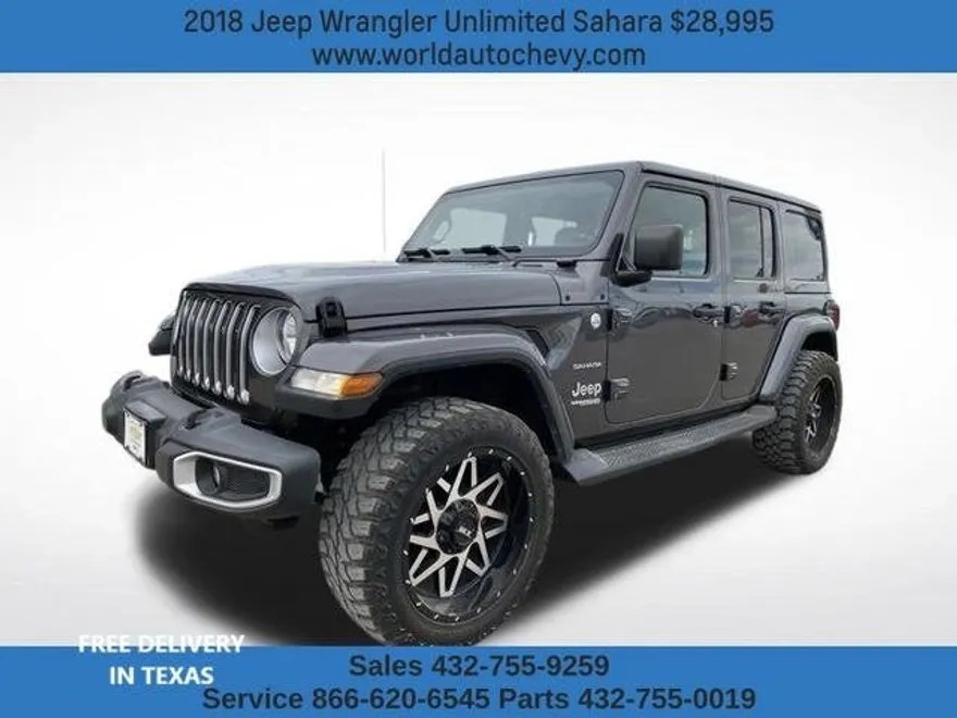 2018 Jeep Wrangler Unlimited Sahara photo 1