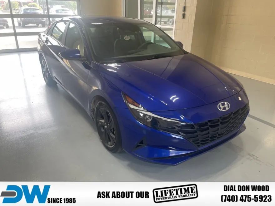 2023 Hyundai Elantra Hybrid Blue photo 1