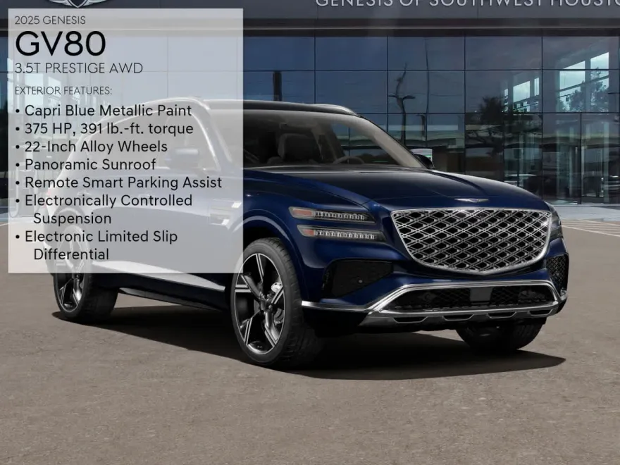 2025 Genesis GV80 3.5T Prestige photo 1