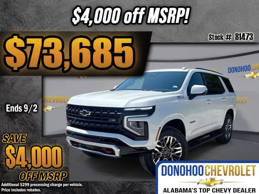 2025 Chevrolet Tahoe Z71 photo 1
