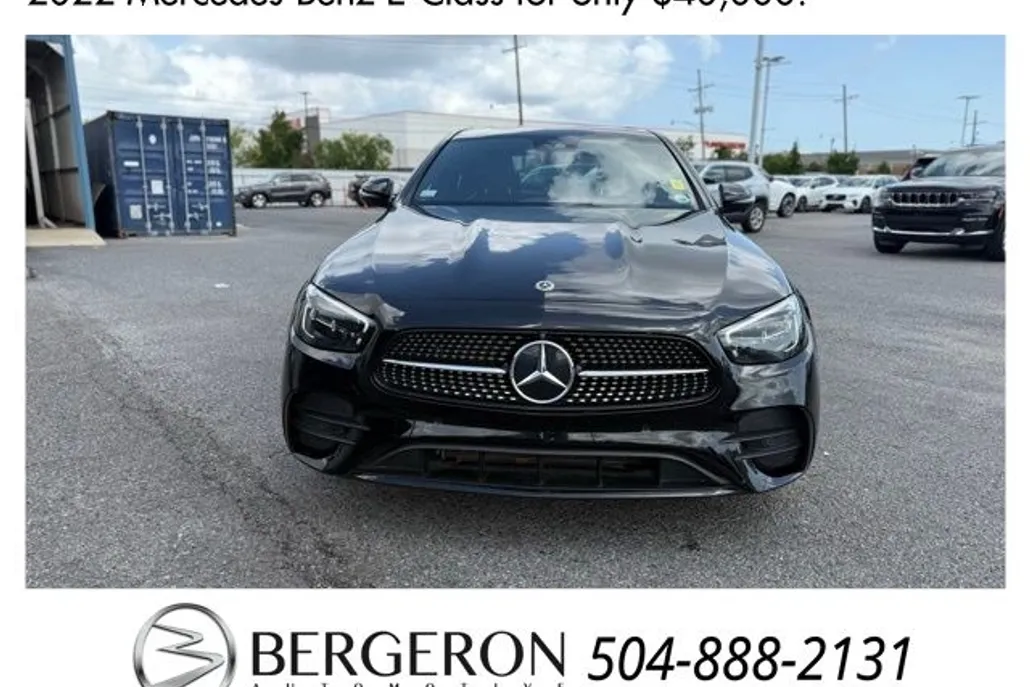 2022 Mercedes Benz E 350 photo 1