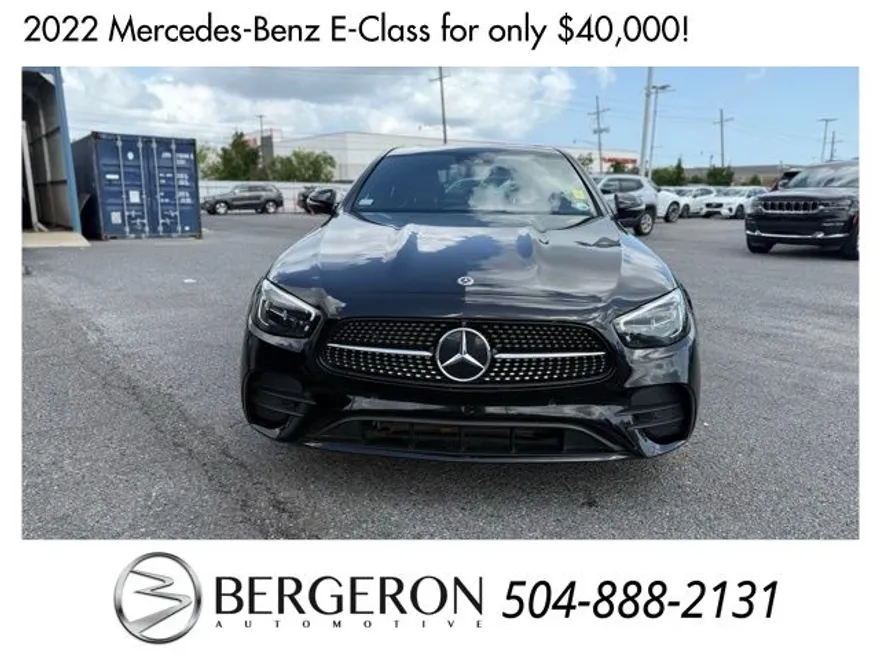 2022 Mercedes Benz E 350 photo 1
