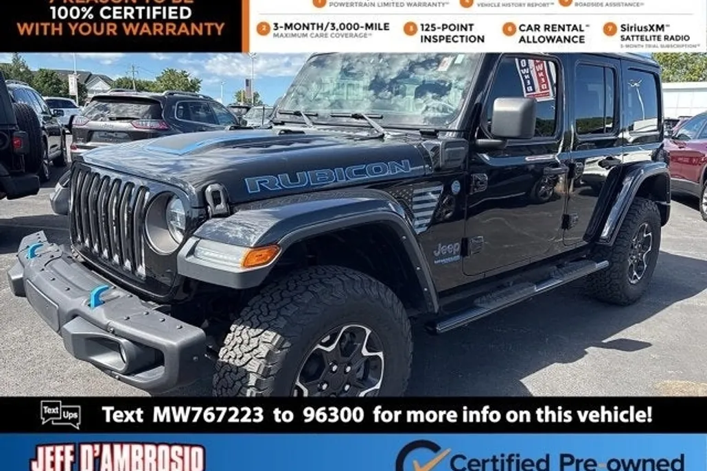 2021 Jeep Wrangler Unlimited Rubicon 4xe photo 1