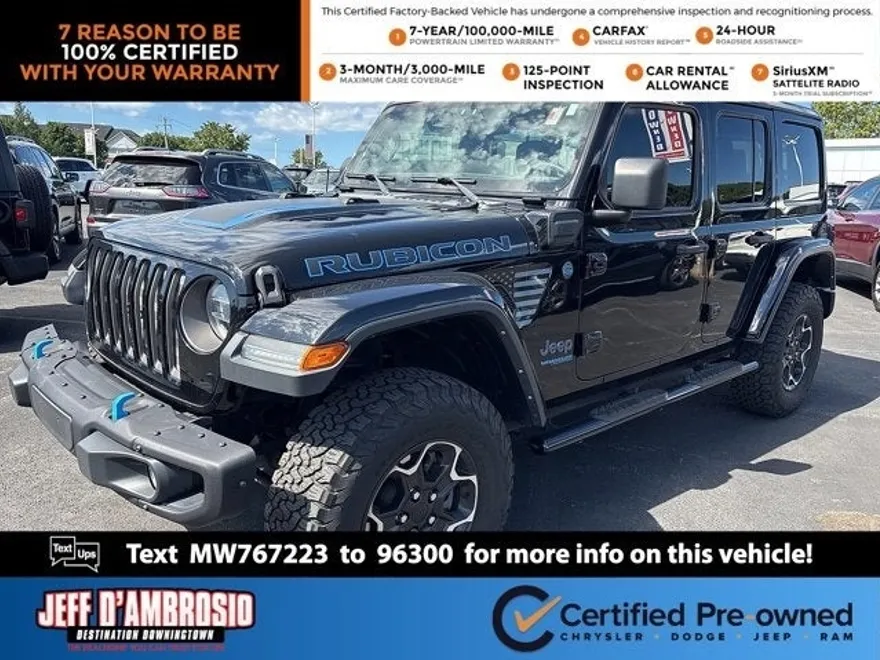 2021 Jeep Wrangler Unlimited Rubicon 4xe photo 1