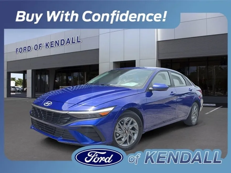 2024 Hyundai Elantra Hybrid Blue photo 1