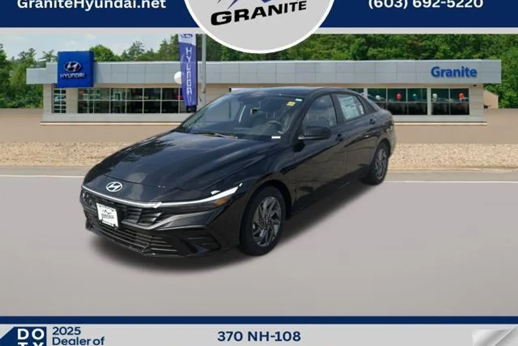 2025 Hyundai Elantra Hybrid Blue photo 1
