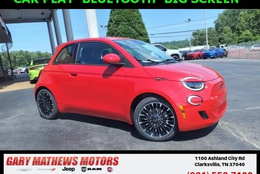2024 Fiat 500e Red photo 1