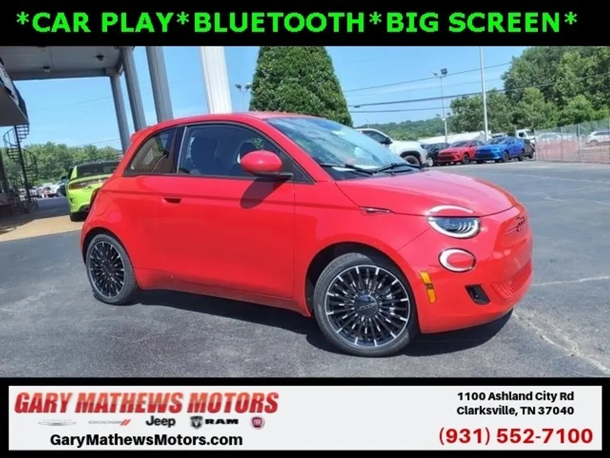 2024 Fiat 500e Red photo 1