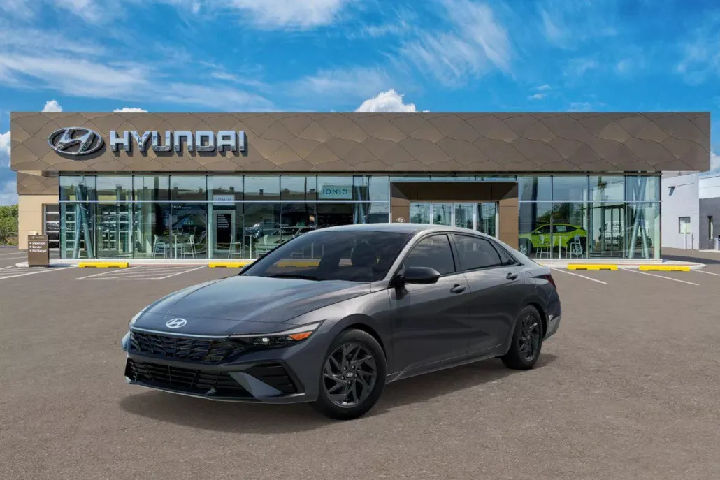 2025 Hyundai Elantra Hybrid Blue photo 1