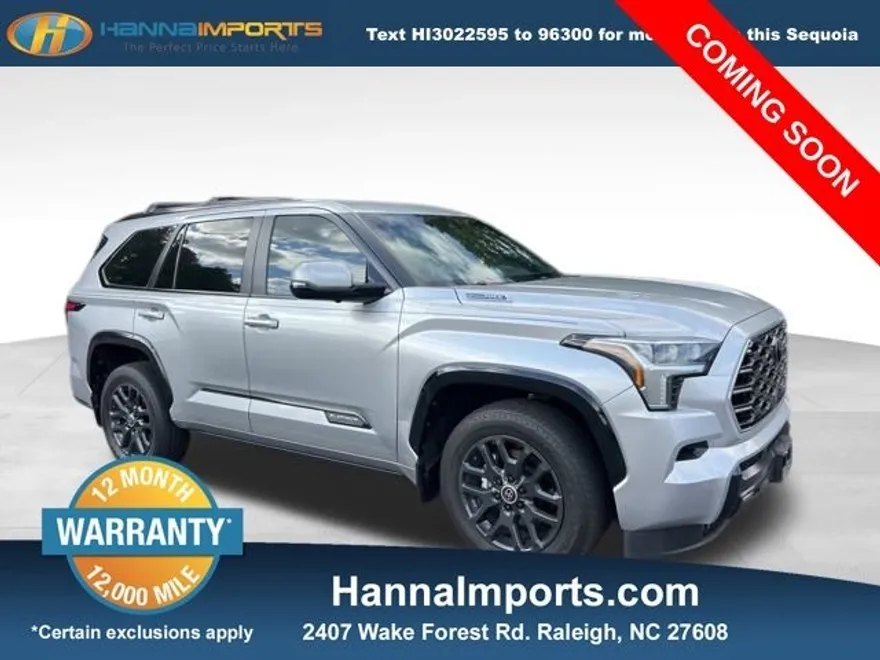 2024 Toyota Sequoia Platinum photo 1