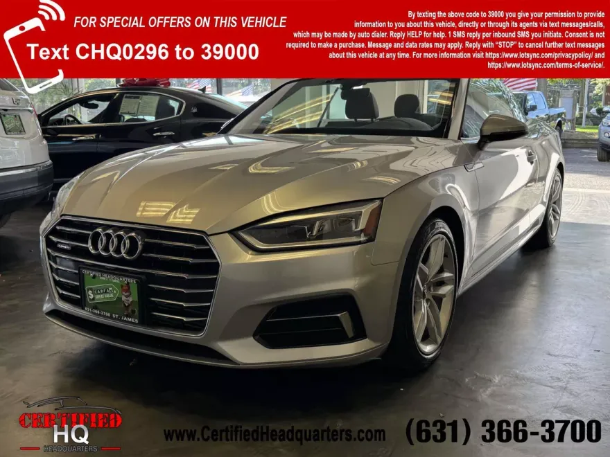 2019 Audi A5 Cabriolet Premium 45 TFSI Quattro photo 1
