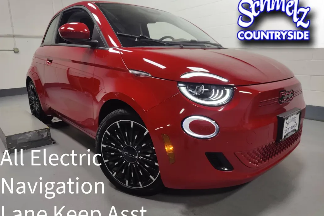 2024 Fiat 500e Red photo 1