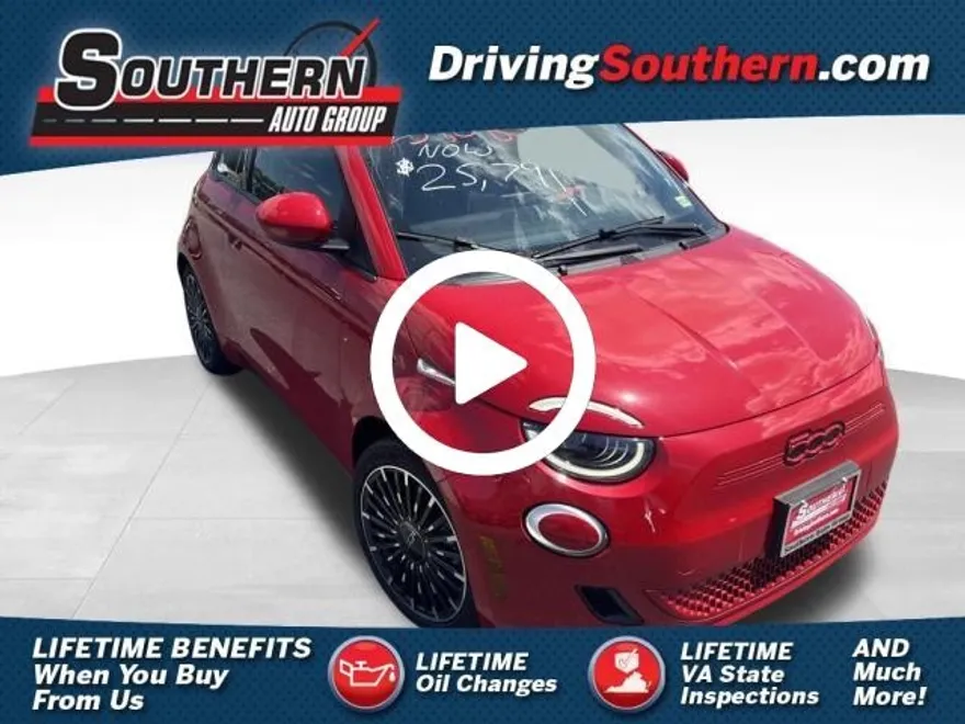 2024 Fiat 500e Red photo 1