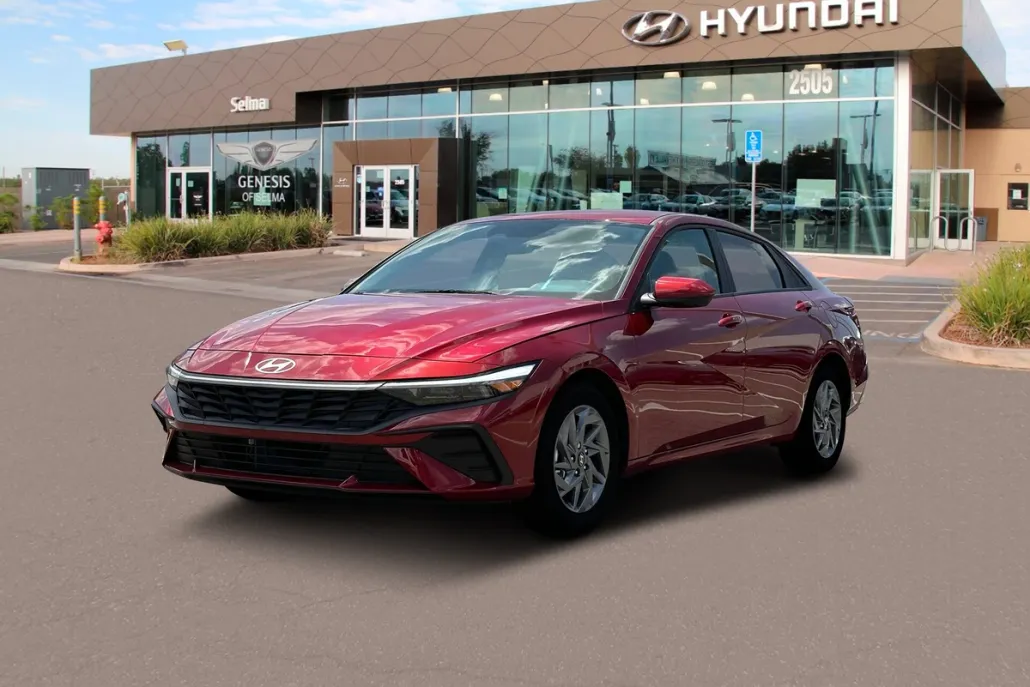 2025 Hyundai Elantra Hybrid Blue photo 1