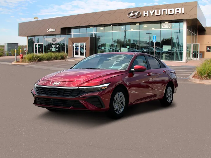 2025 Hyundai Elantra Hybrid Blue photo 1