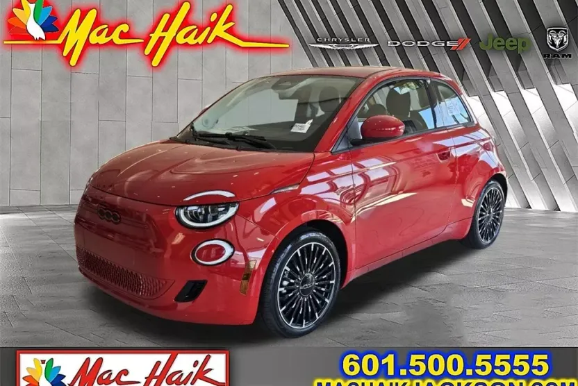 2024 Fiat 500e Red photo 1