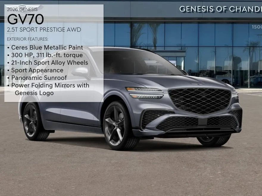 2026 Genesis GV70 2.5T Sport Prestige photo 1