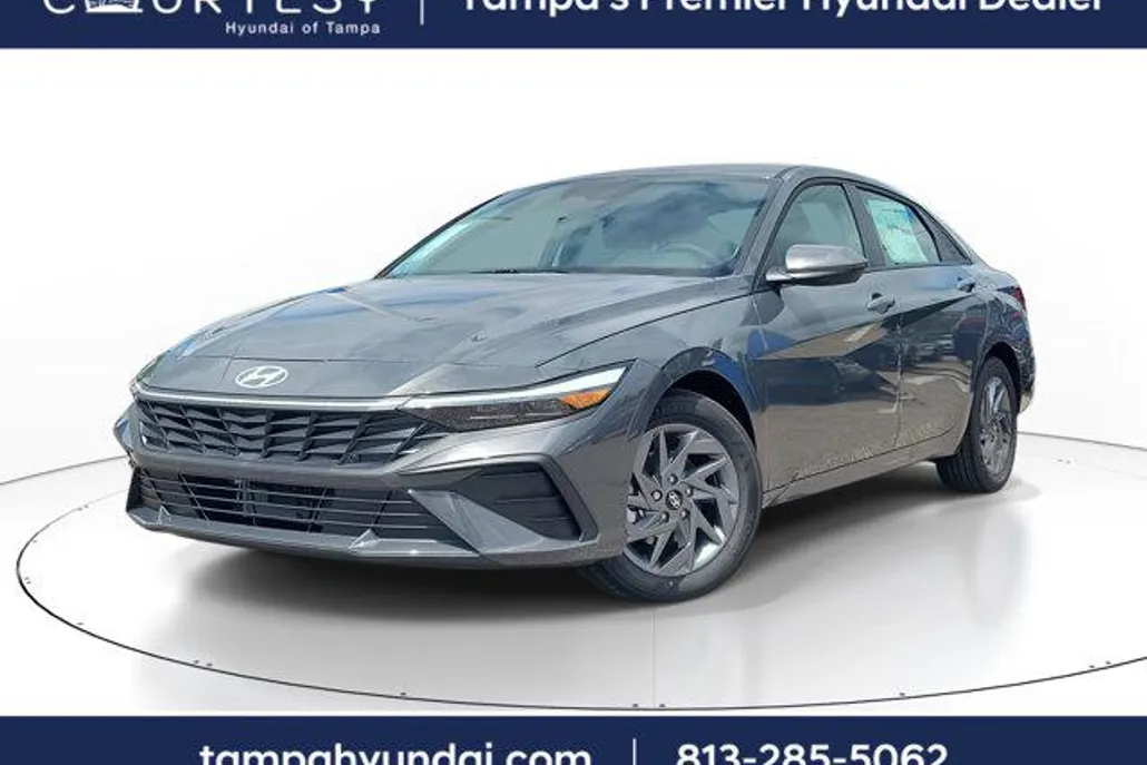 2025 Hyundai Elantra Hybrid Blue photo 1