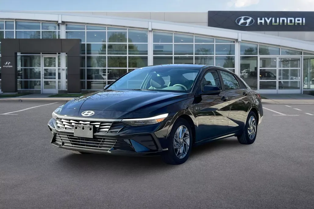 2025 Hyundai Elantra Hybrid Blue photo 1
