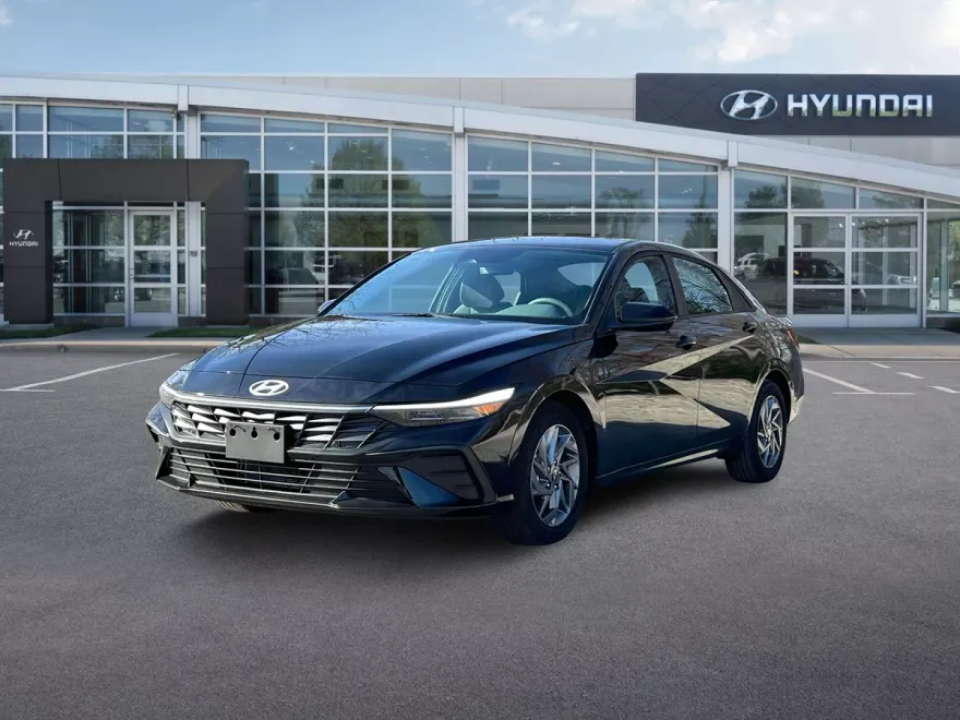 2025 Hyundai Elantra Hybrid Blue photo 1