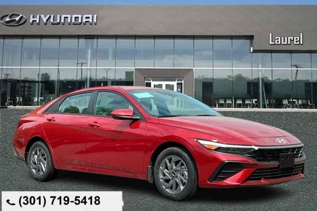 2025 Hyundai Elantra Hybrid Blue photo 1