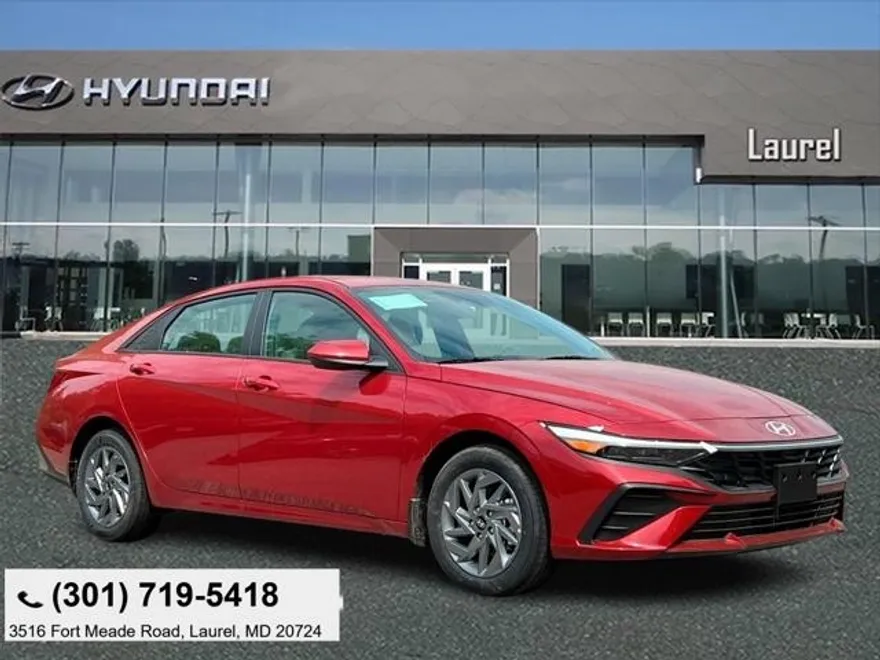 2025 Hyundai Elantra Hybrid Blue photo 1
