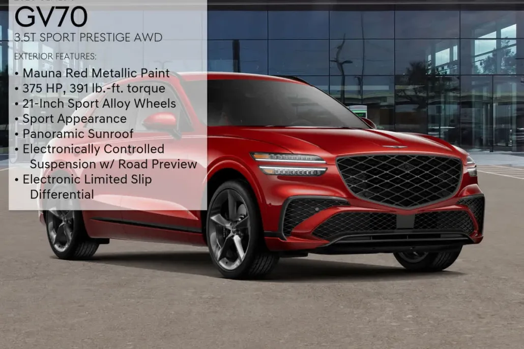 2026 Genesis GV70 3.5T Sport Prestige photo 1
