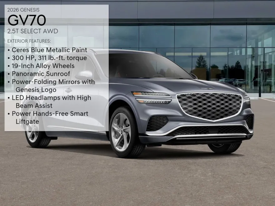 2026 Genesis GV70 2.5T Select photo 1