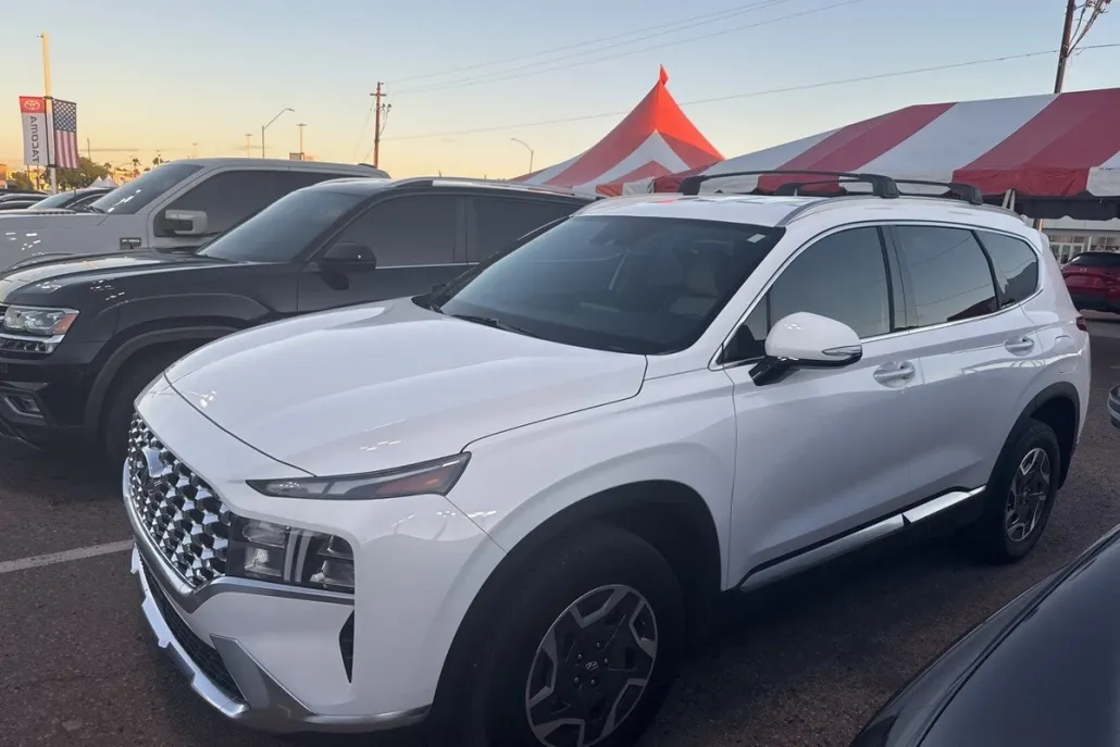 2023 Hyundai Santa Fe Blue photo 1