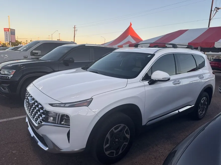 2023 Hyundai Santa Fe Blue photo 1