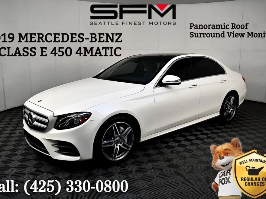2019 Mercedes Benz E 450 4MATIC Sedan photo 1