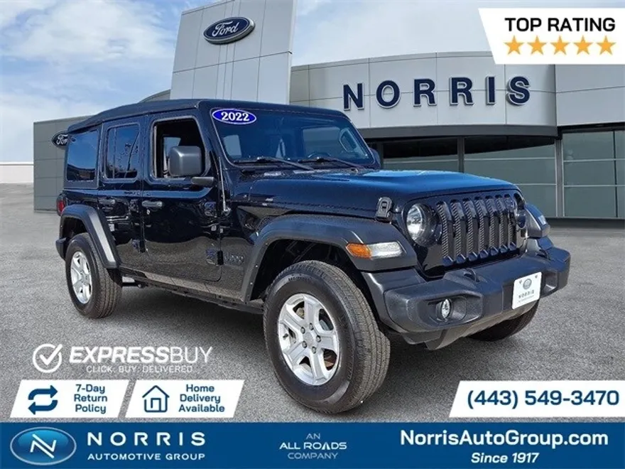 2022 Jeep Wrangler Unlimited Sport S photo 1