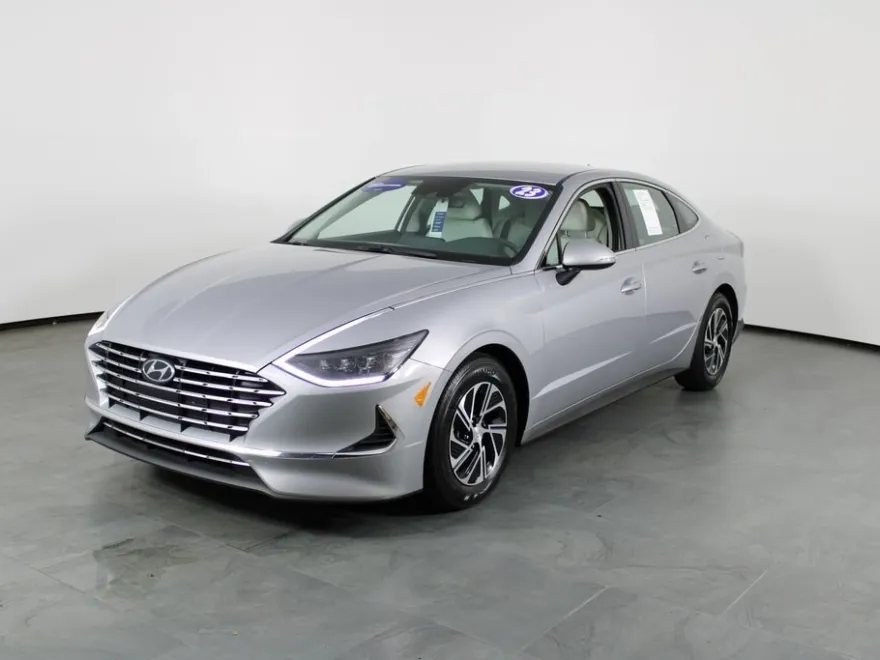 2023 Hyundai Sonata Hybrid Blue photo 1