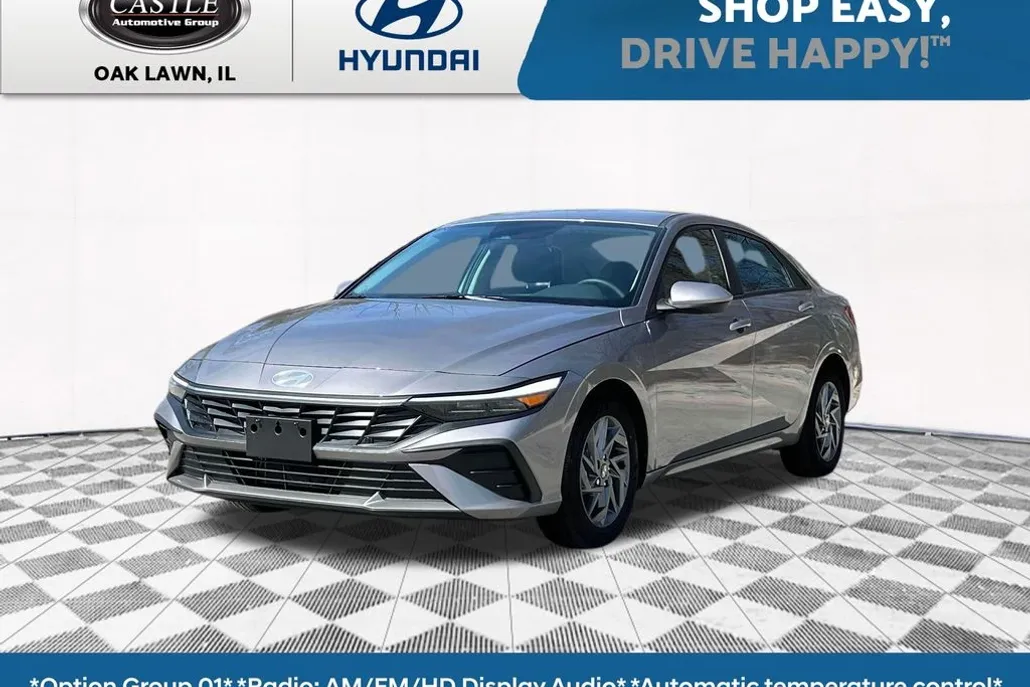 2025 Hyundai Elantra Hybrid Blue photo 1