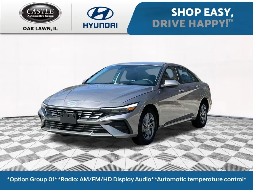 2025 Hyundai Elantra Hybrid Blue photo 1