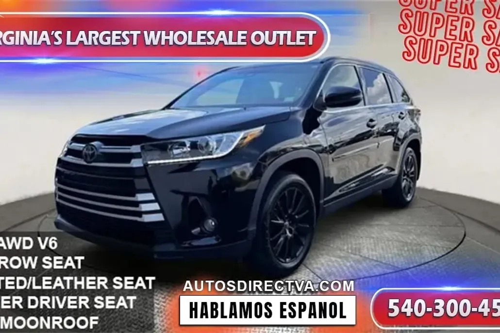 2019 Toyota Highlander SE photo 1