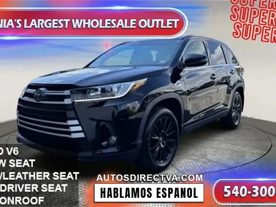 2019 Toyota Highlander SE photo 1