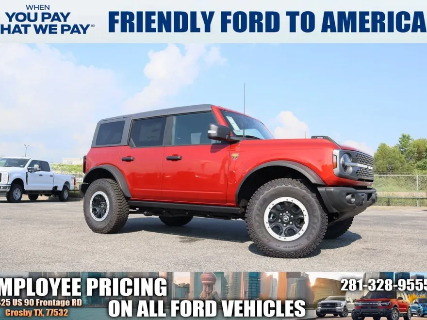 2023 Ford Bronco Base Big Bend Black Diamond Outer Banks Badlands Wildtrak Everglades photo 1