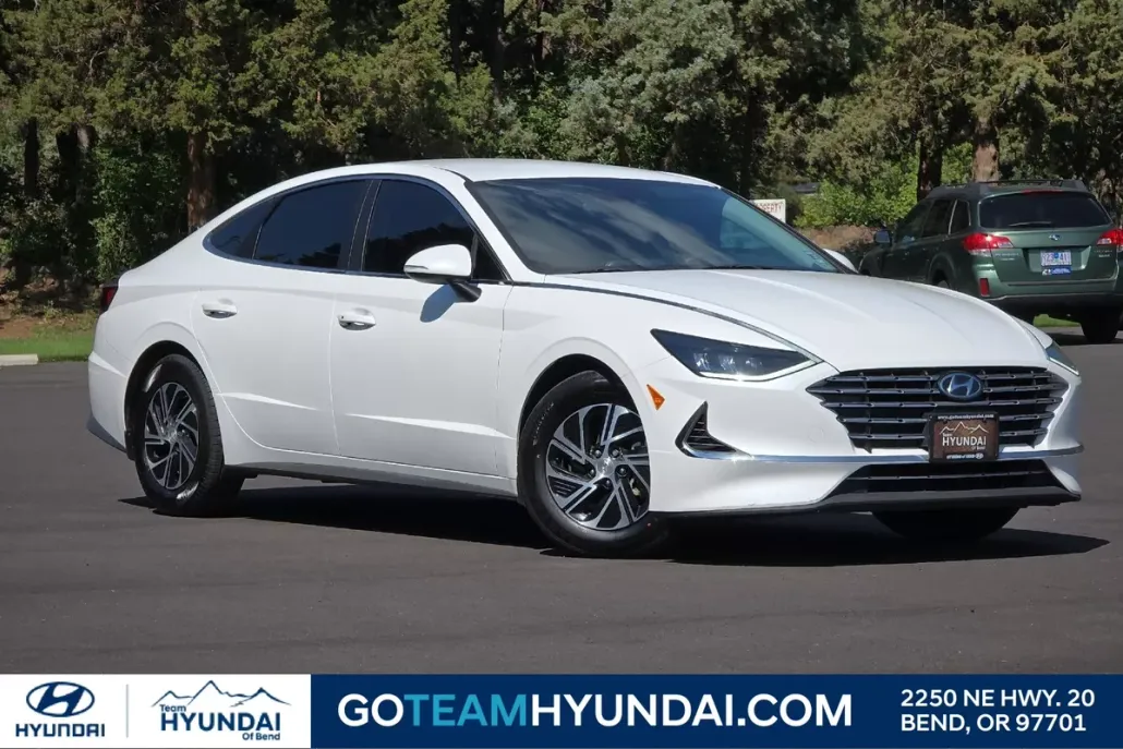 2020 Hyundai Sonata Hybrid Blue photo 1