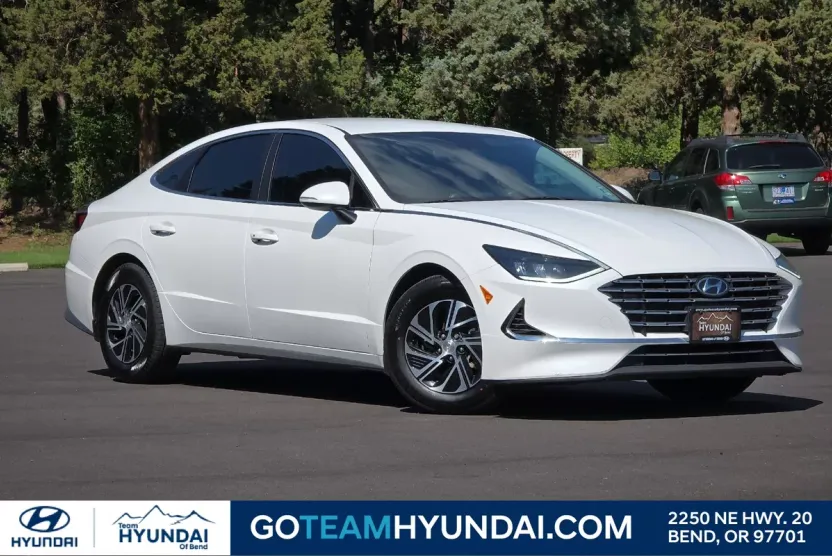 2020 Hyundai Sonata Hybrid Blue photo 1
