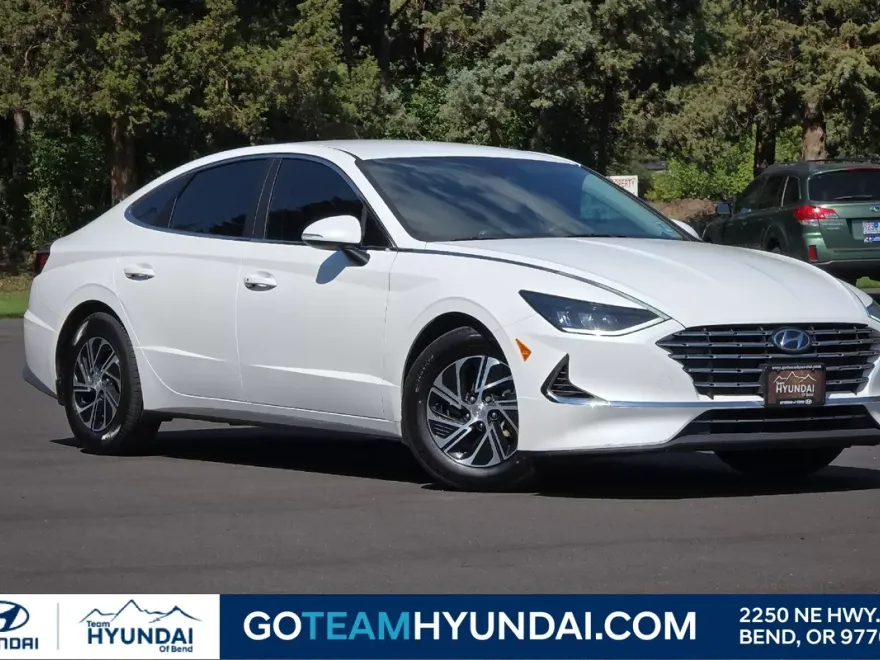 2020 Hyundai Sonata Hybrid Blue photo 1