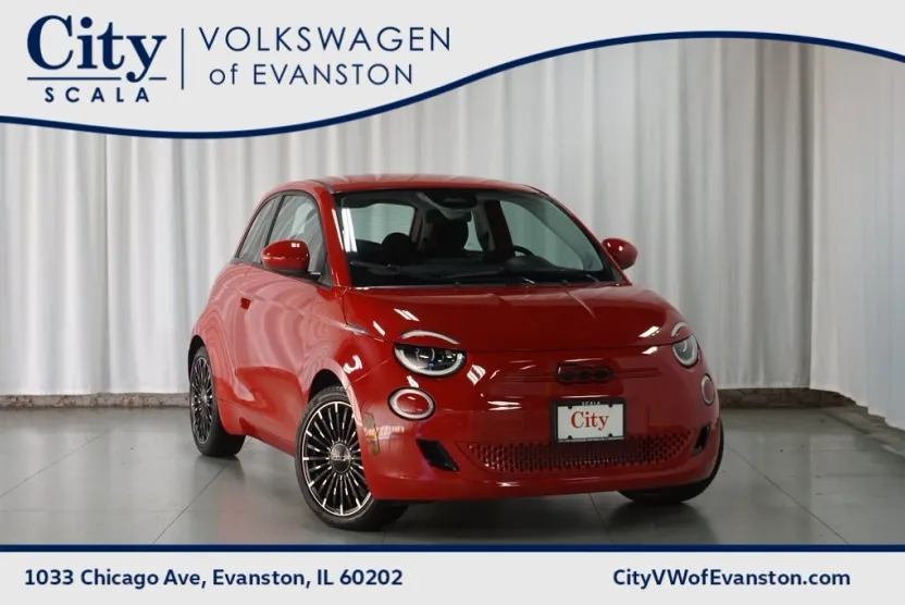 2024 Fiat 500e Red photo 1