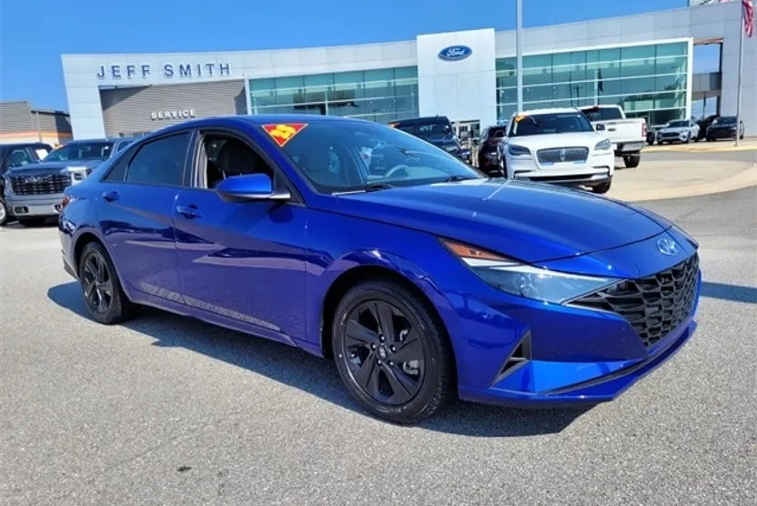 2023 Hyundai Elantra Hybrid Blue photo 1